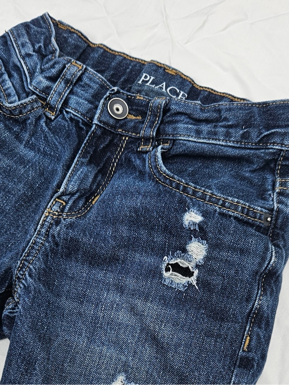 Toddler Boy Distressed Jean Shorts
